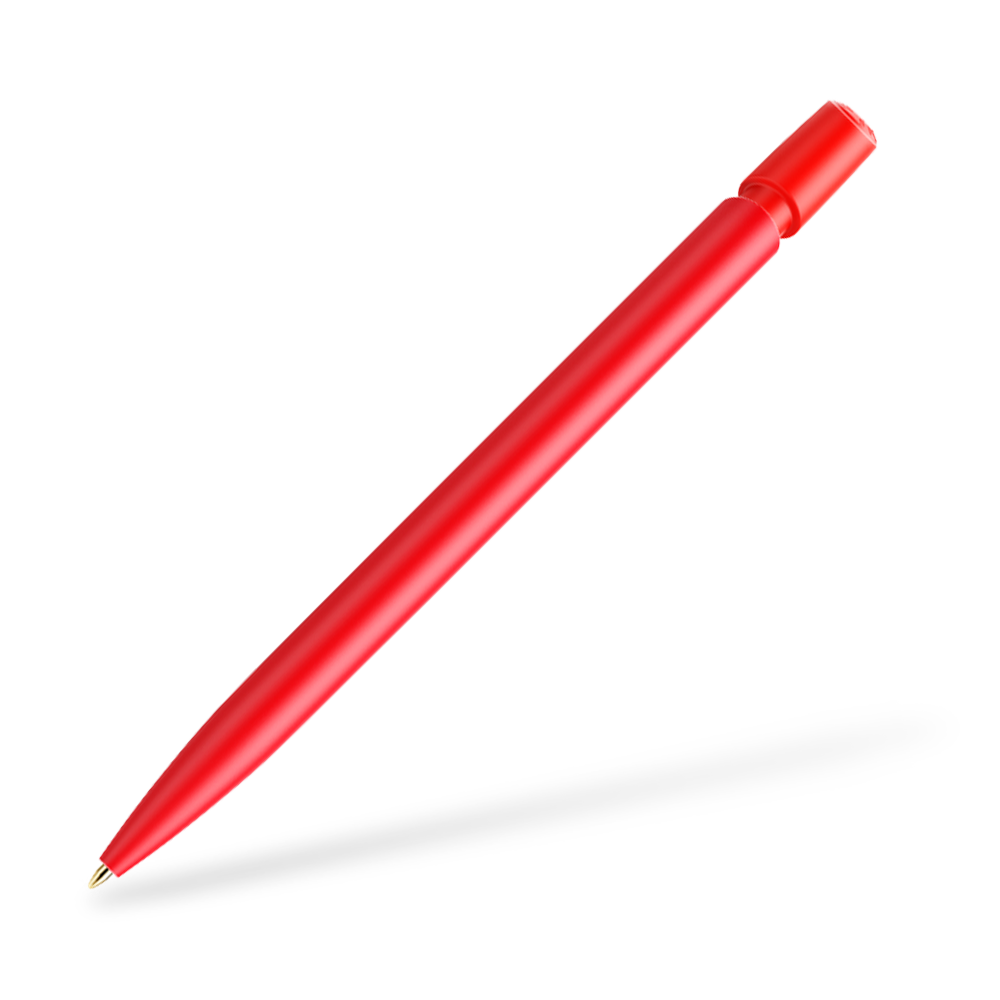 BIC Media Clic Druckkugelschreiber Rot Rückansicht