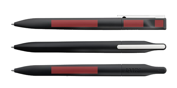 LAMY Xevo 262 Kugelschreiber Schwarz Druckbereiche
