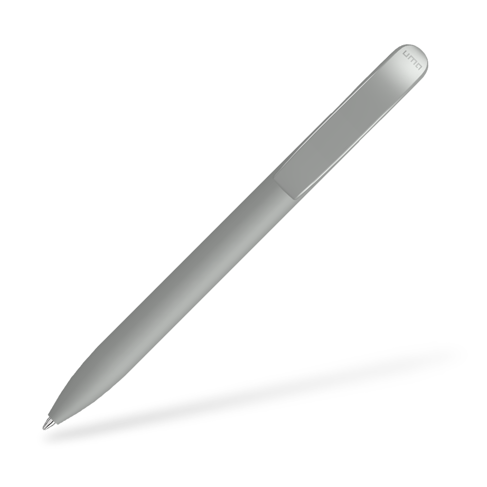 UMA SKY GUM-0-0125-GUM Kugelschreiber Clipansicht Grau