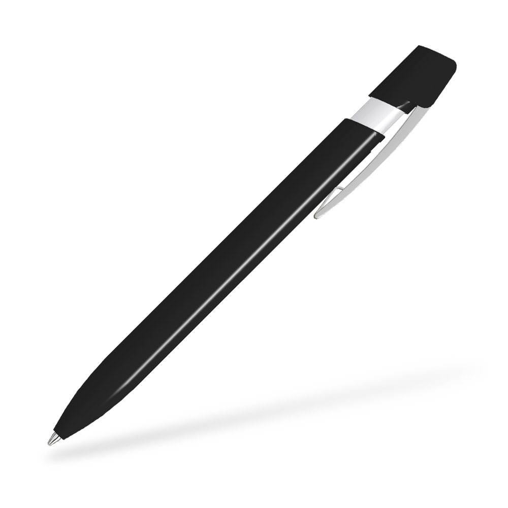 UMA SKY M 0-0125-M Kugelschreiber 270 Grad vom Clip Schwarz-Weiß