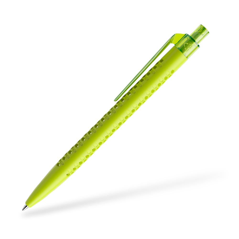 prodir QS40 Air Kugelschreiber Matt Frontansicht Gelbgruen M66