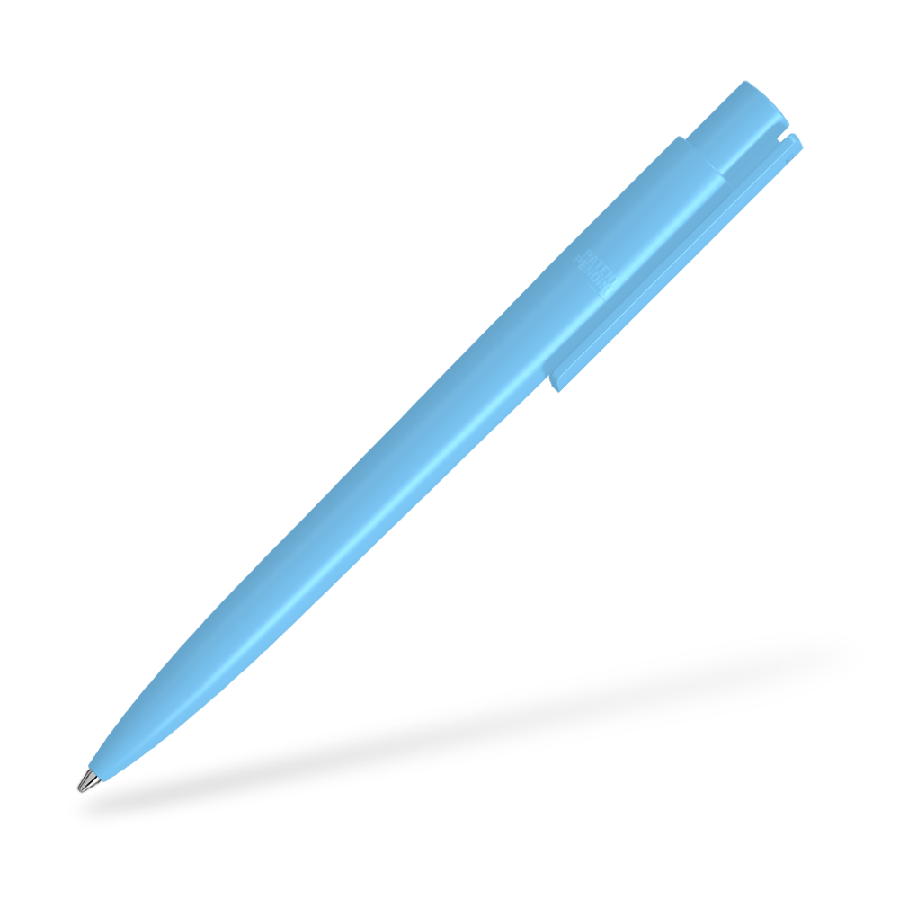 0-2250 PET PEN PRO Kugelschreiber 270-Grad vom Clip Hellblau
