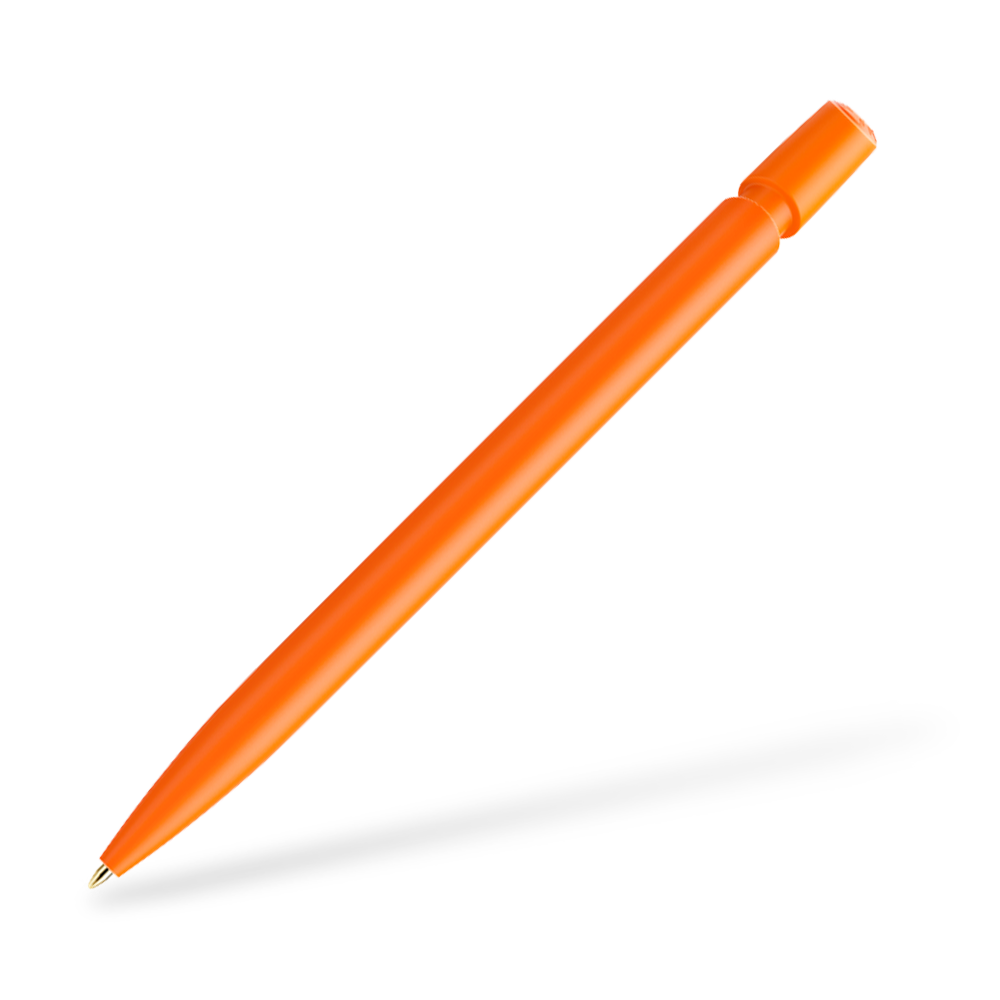 BIC Media Clic Druckkugelschreiber Orange Rückansicht
