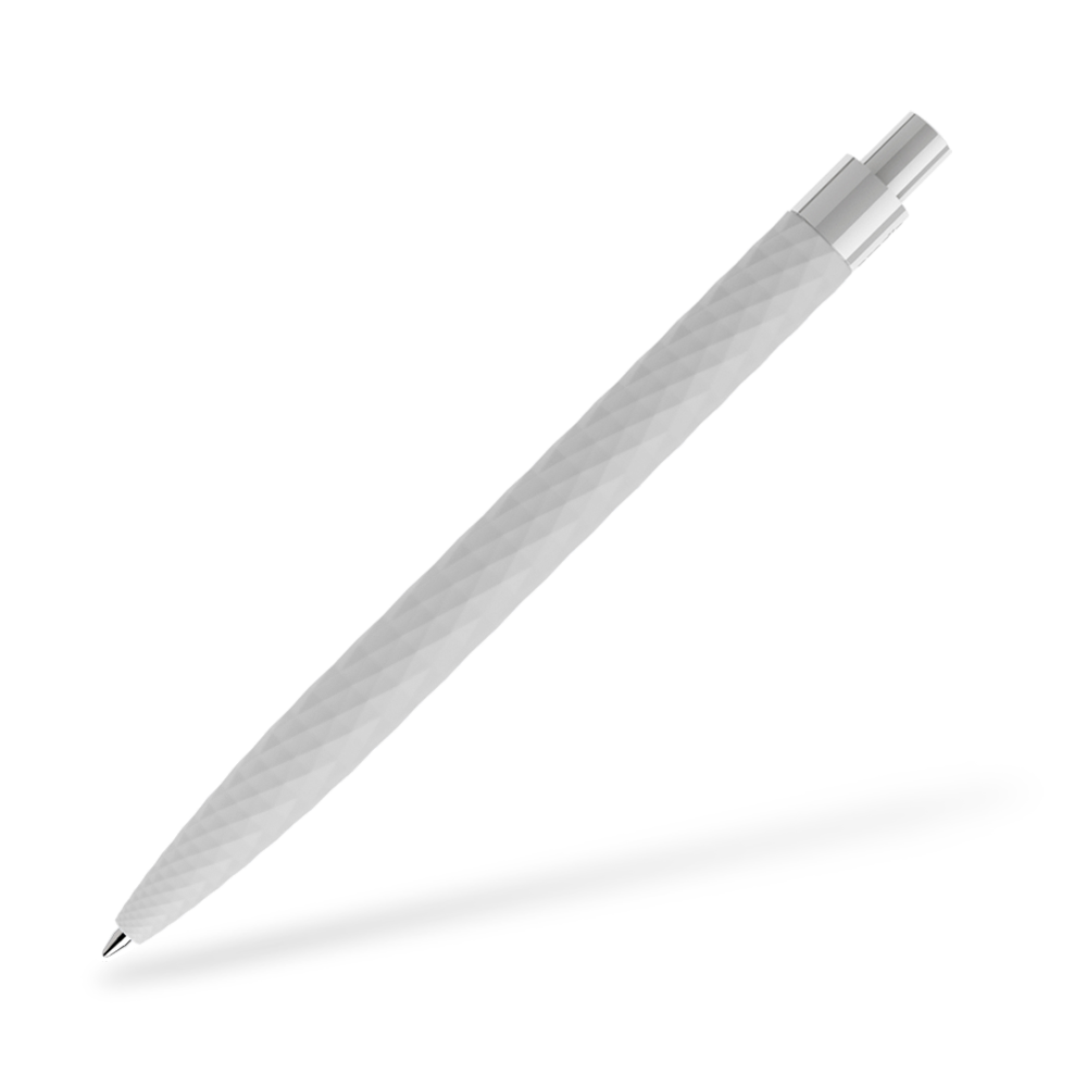 prodir QS01 Softtouch Kugelschreiber Frontansicht Grau R77