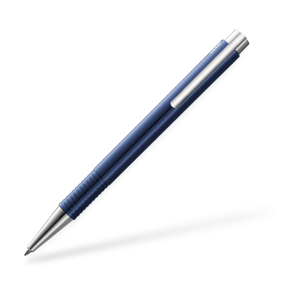 LAMY logo 204 M plus Kugelschreiber Clipansicht Blau