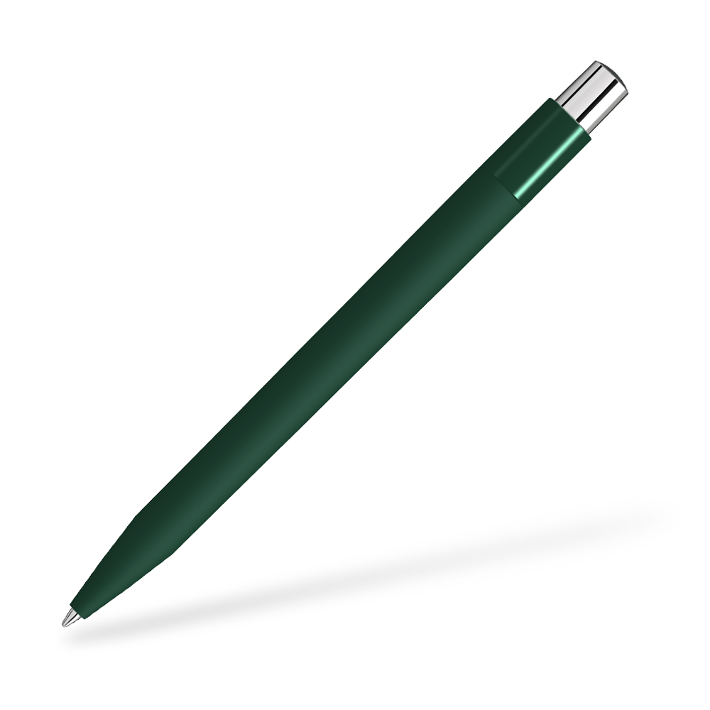 UMA ON TOP SI GUM 0-0063-SI-GUM Kugelschreiber Frontansicht Dunkelgrün