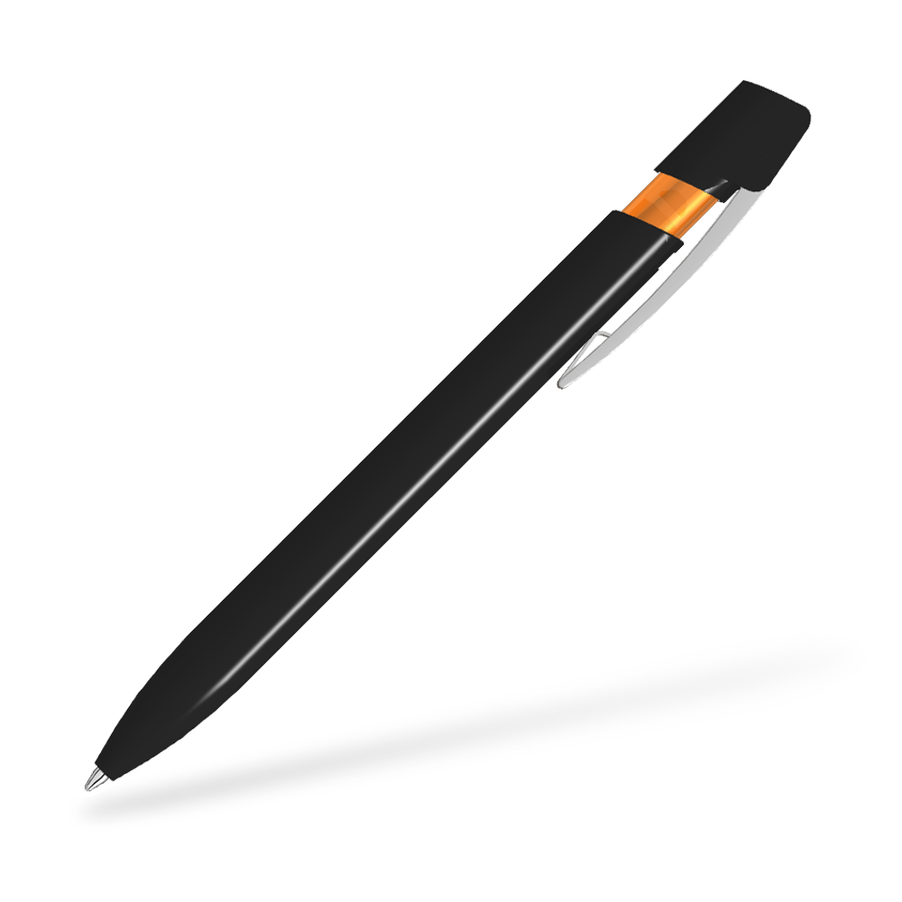 UMA SKY M 0-0125-M Kugelschreiber 270 Grad vom Clip Schwarz-Orange