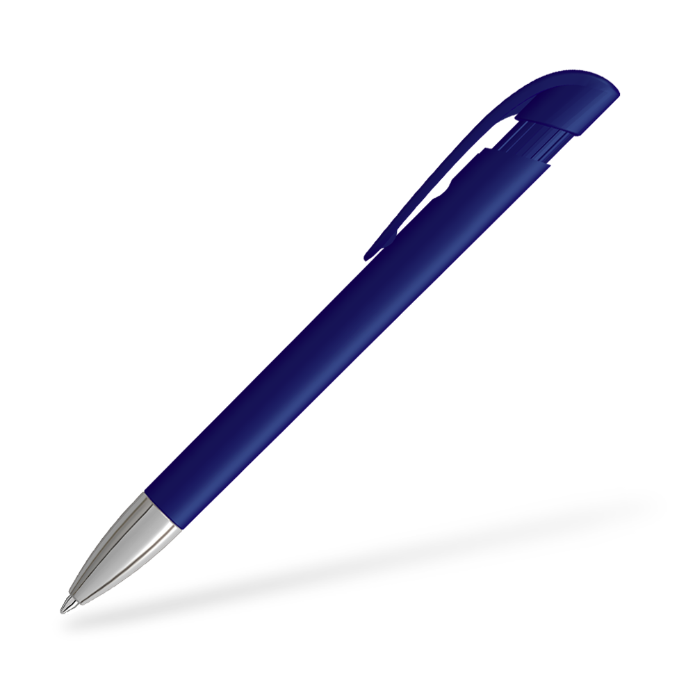 UMA YES F SI 0-0092-F-SI Kugelschreiber Seitenansicht Dunkelblau