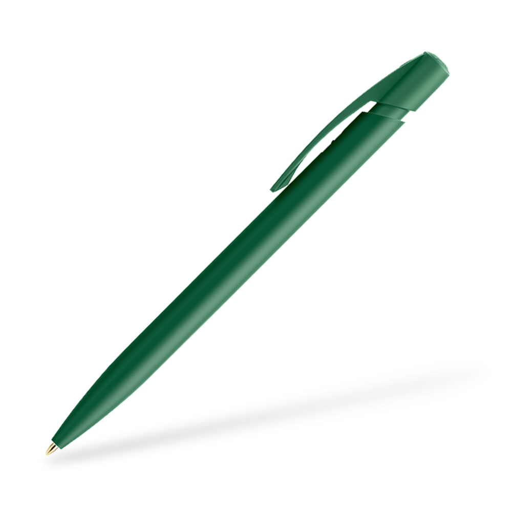 BIC Media Clic Druckkugelschreiber Grün Clipansicht 90°