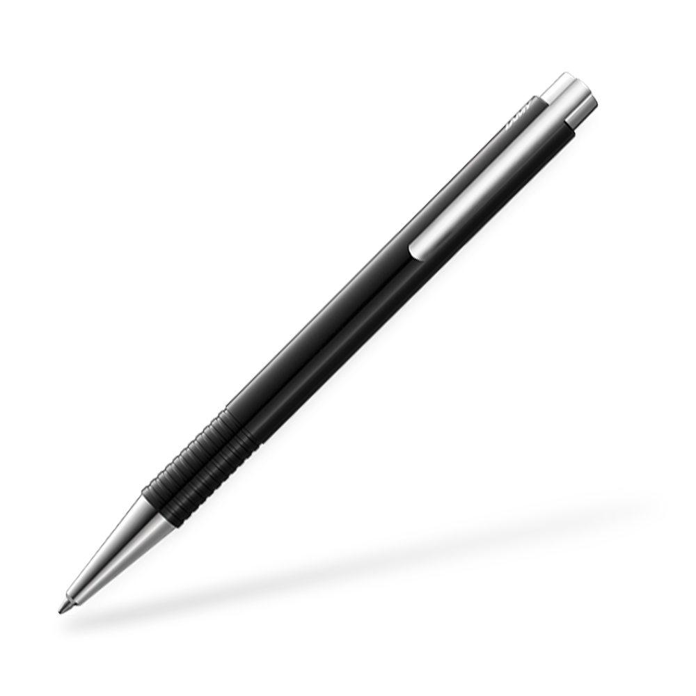 LAMY logo 204 M plus Kugelschreiber Clipansicht Schwarz