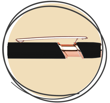 Goldstar Prince MPQ Softtouch Kugelschreiber Roségold Clip