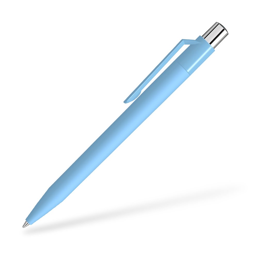 UMA ON TOP SI GUM 0-0063-SI-GUM Kugelschreiber Seitenansicht Hellblau