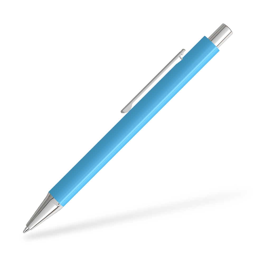 UMA Ellipse GUM 0-9450-GUM Kugelschreiber Seitenansicht Hellblau