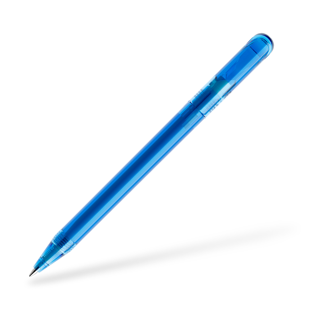 DS3 Transparent Kugelschreiber Frontansicht Himmelblau T55