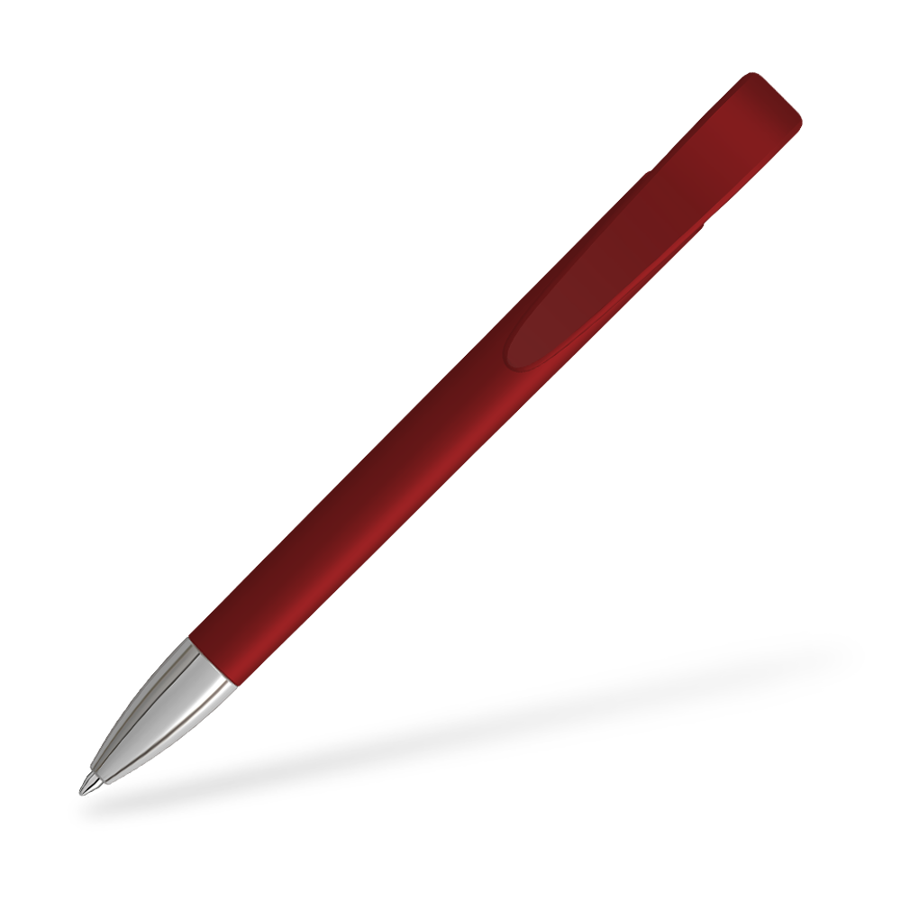 UMA YES F SI 0-0092-F-SI Kugelschreiber Clipansicht Rot