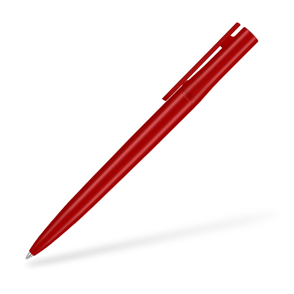 0-2240 PET PEN Switch Kugelschreiber Seitenansicht Rot