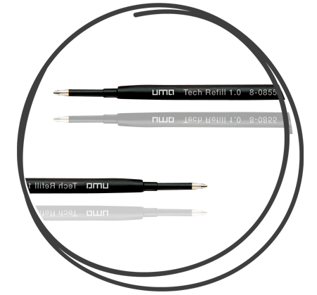 UMA SKY GUM-0-0125-GUM Kugelschreiber Mine