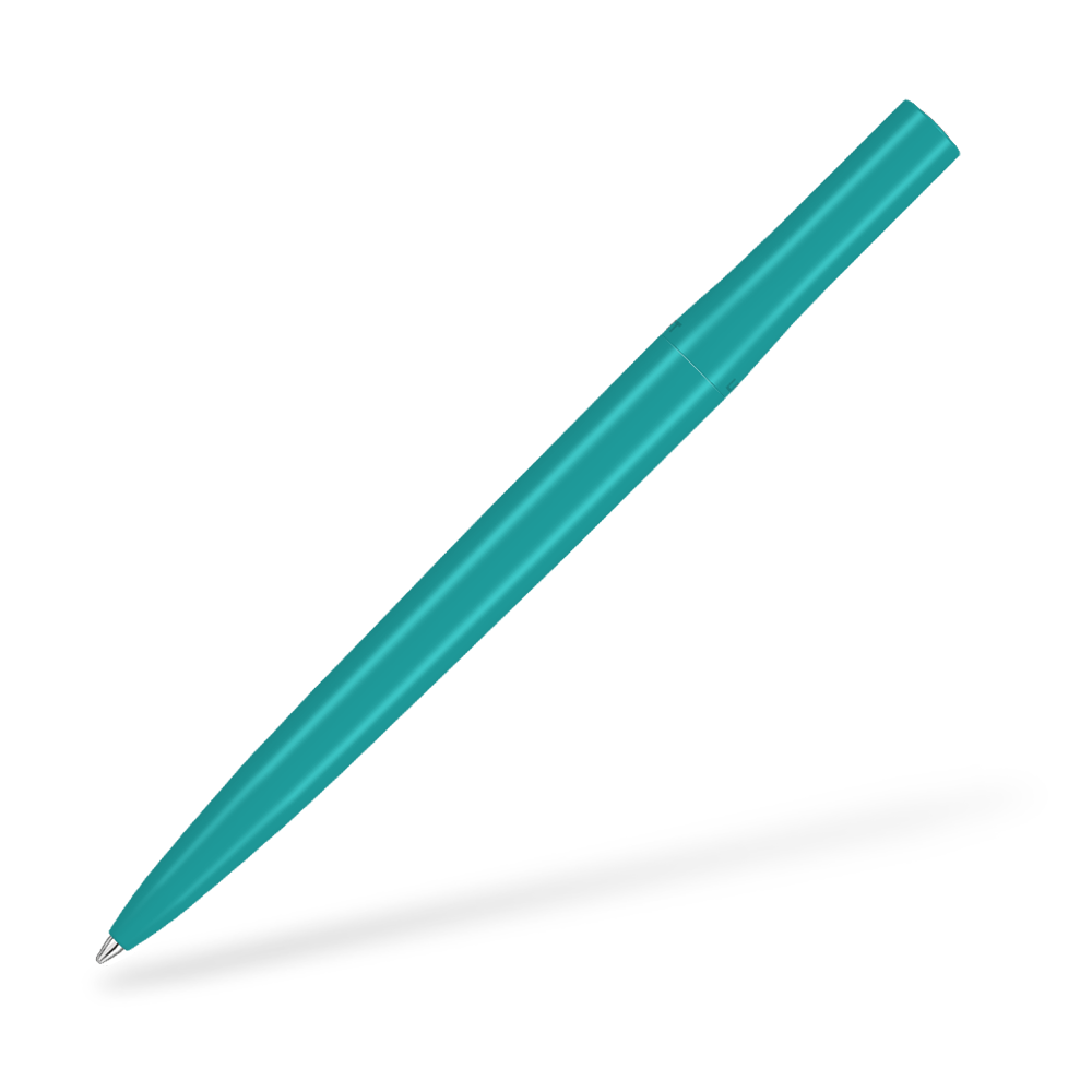 0-2240 PET PEN Switch Kugelschreiber Frontansicht Petrol