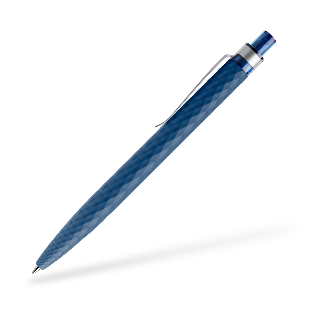 prodir QS01 Softtouch Kugelschreiber Metallclip Seitenansicht Sodalithblau R62