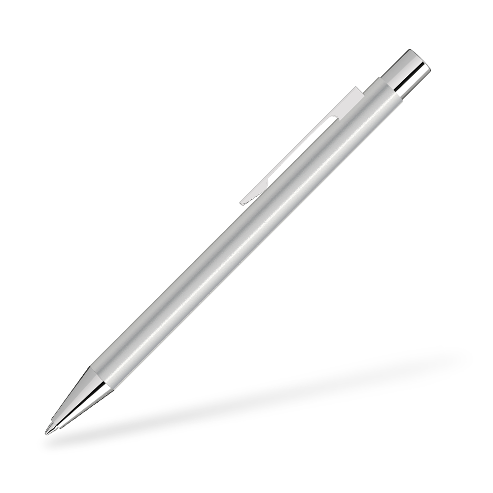 0-9450 UMA Straight Matt SI Seitenansicht Silber