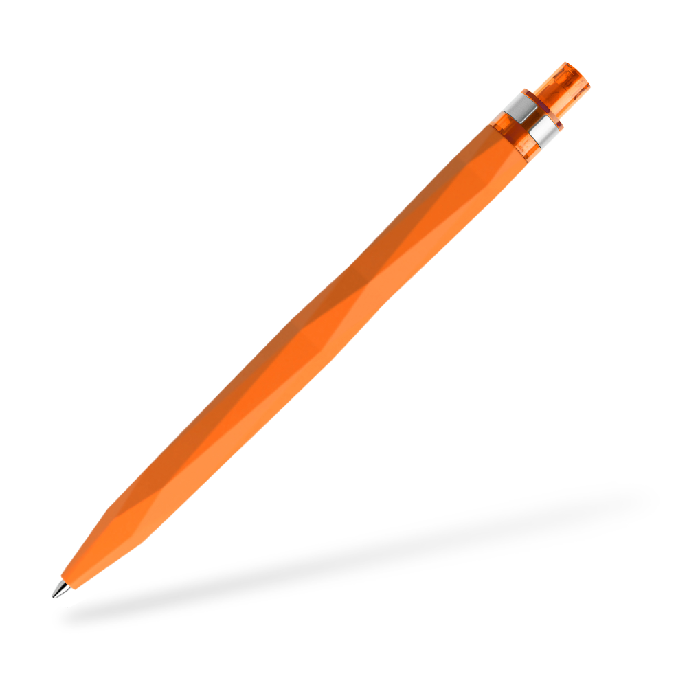 prodir QS20 Kugelschreiber Softtouch Metallclip Frontansicht Orange R10