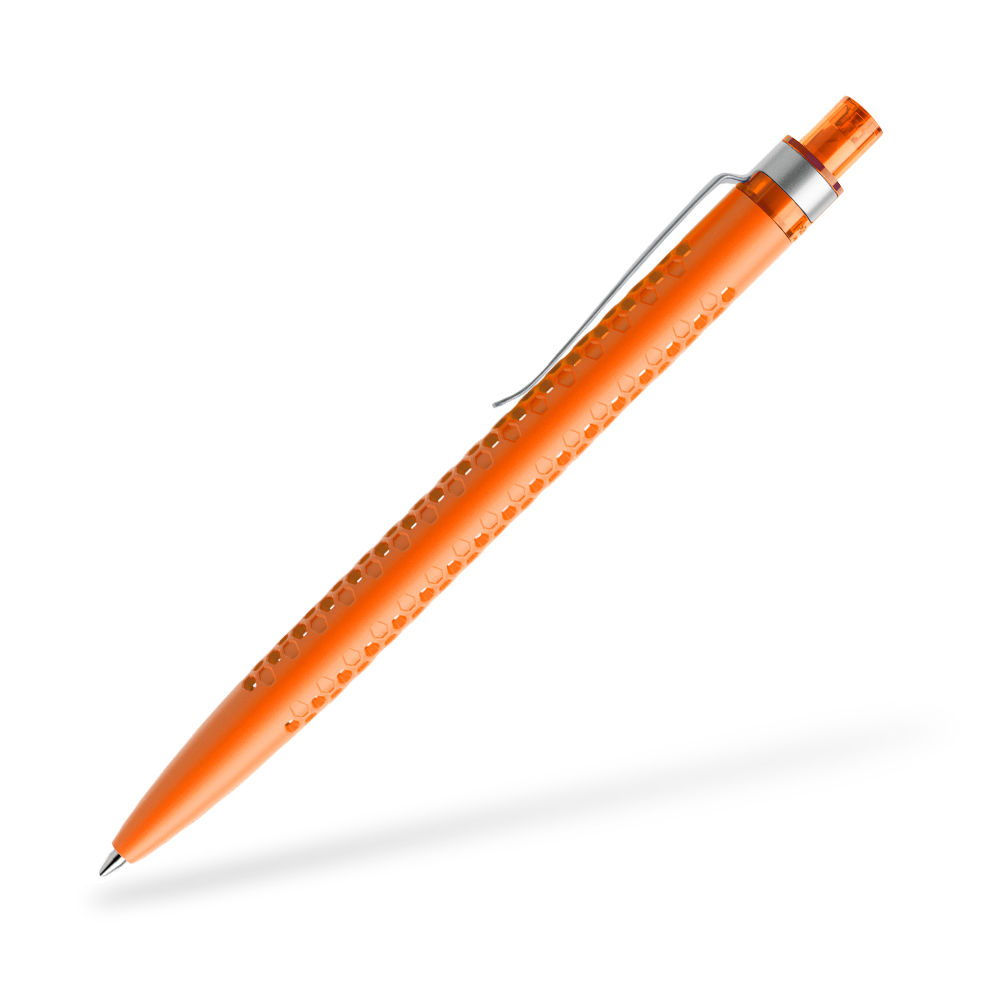 prodir QS40 Air Kugelschreiber Matt Metallclip Seitenansicht Orange M10