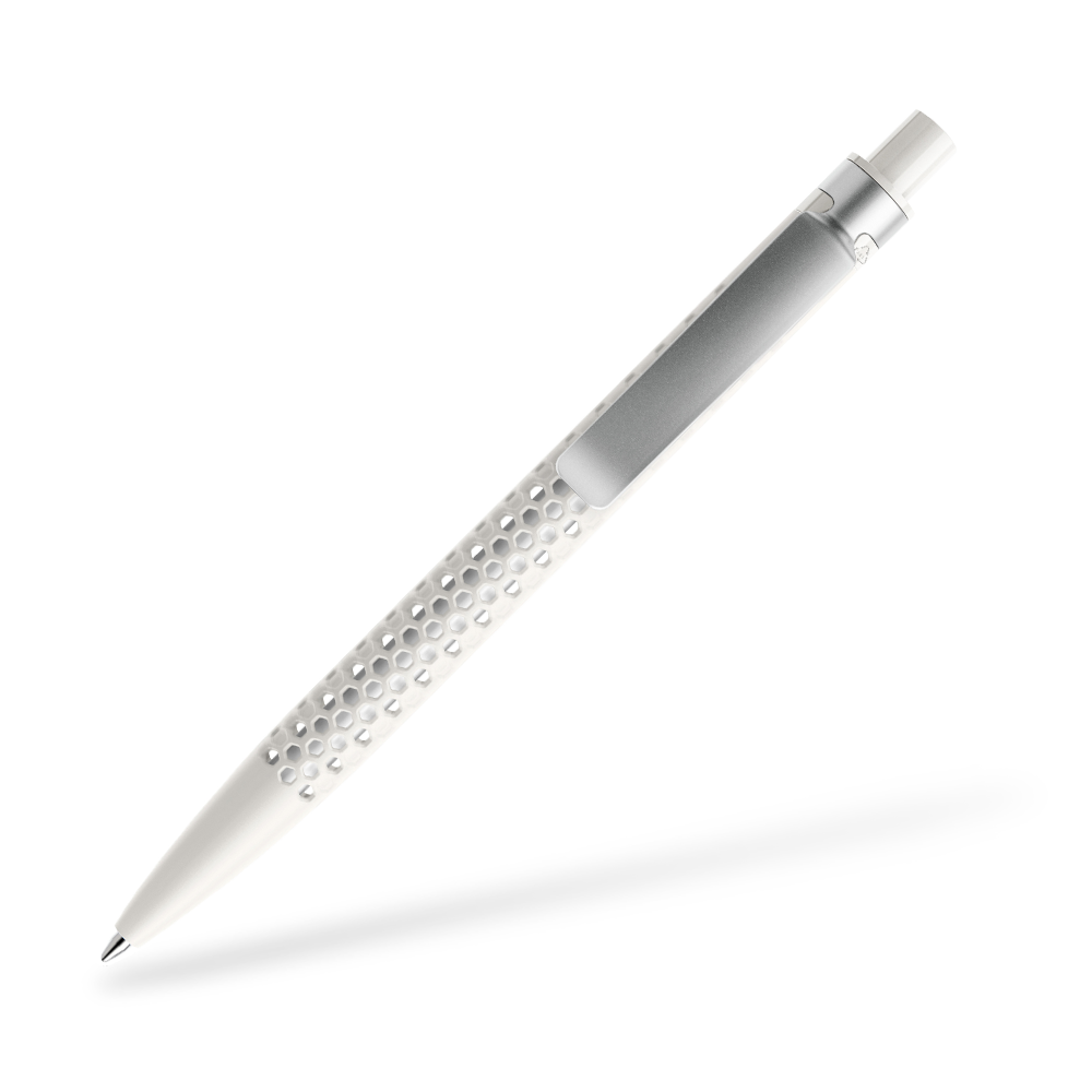 prodir QS40 Air Kugelschreiber Matt Metallclip Clipansicht Weiß M02