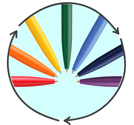 Farbvielfalt des BIC Media Clic