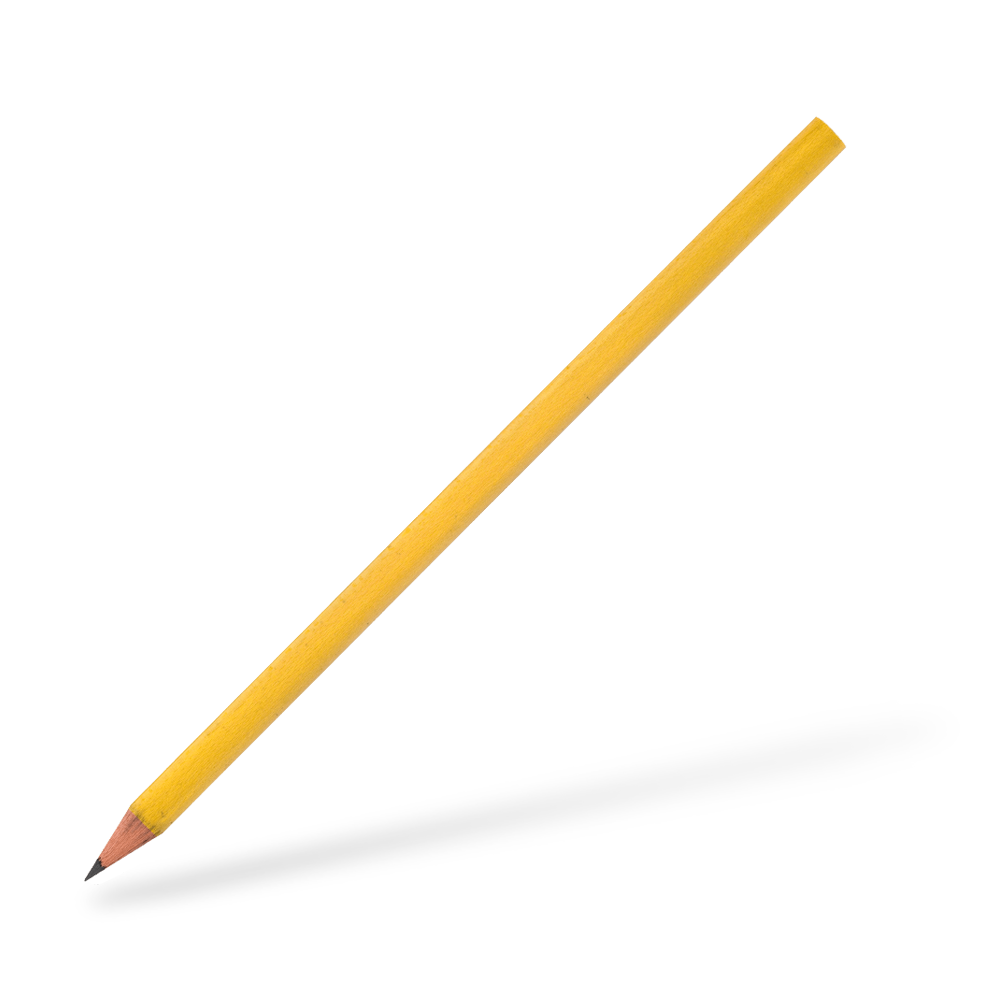 CSW Bleistifte runder Bleistift matt Ocker