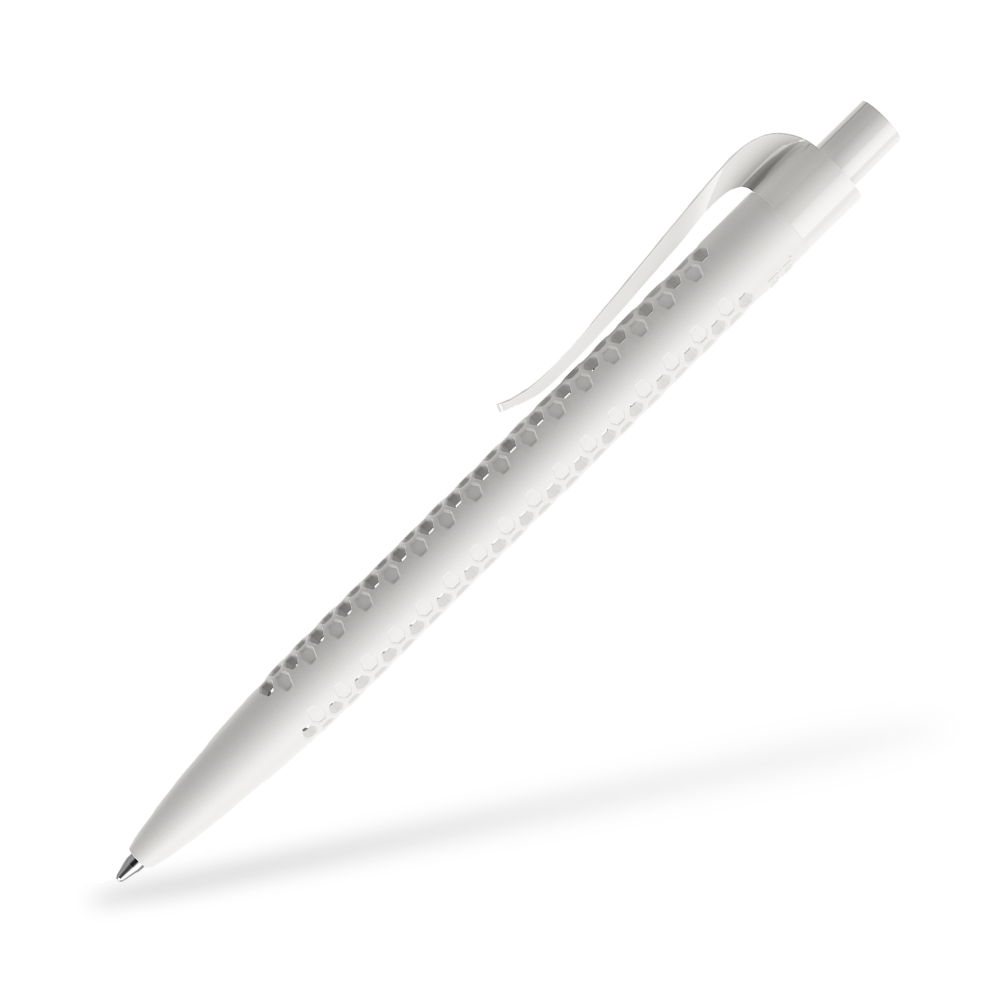 prodir QS40 Air Kugelschreiber True Biotic Seitenansicht Schneeweiss B02