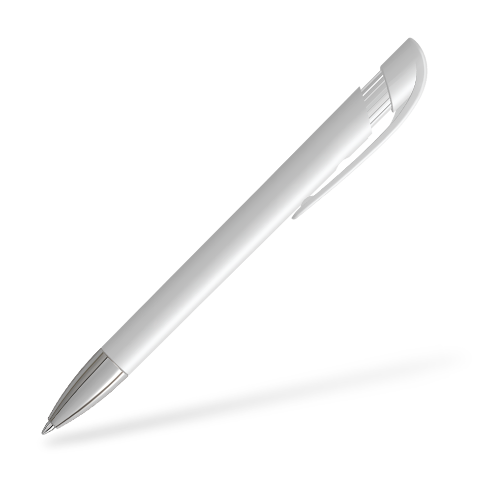 UMA YES F SI 0-0092-F-SI Kugelschreiber 270 Grad vom Clip Weiß