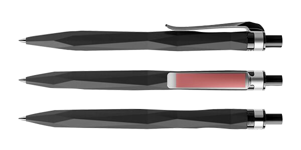 prodir QS20 Kugelschreiber Softtouch Metallclip Druckbereich