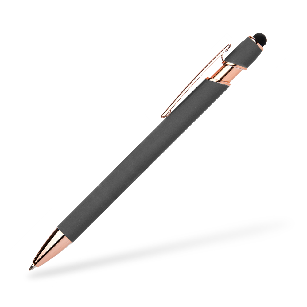 Goldstar Prince MPQ Softtouch Kugelschreiber Seitenansicht Anthrazit