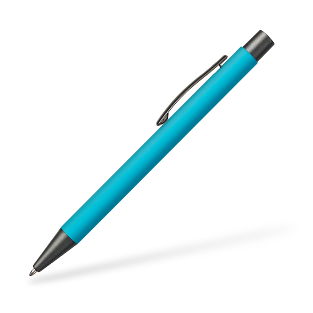 Goldstar Bowie LUM Kugelschreiber Seitenansicht Hellblau