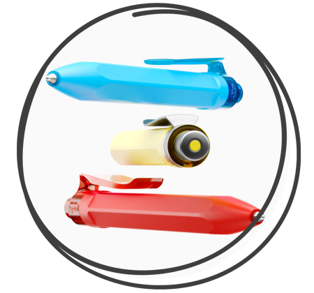 prodir QS50 Kugelschreibe Farbbersicht