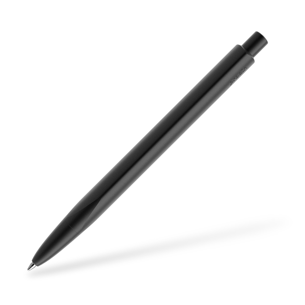 MS8 Aluminium Kugelschreiber Rückansicht Schwarz S80