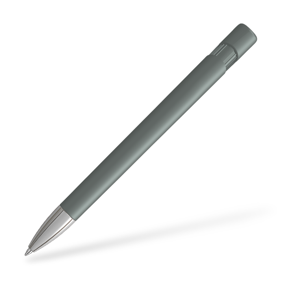 UMA YES F SI 0-0092-F-SI Kugelschreiber Frontansicht Grau