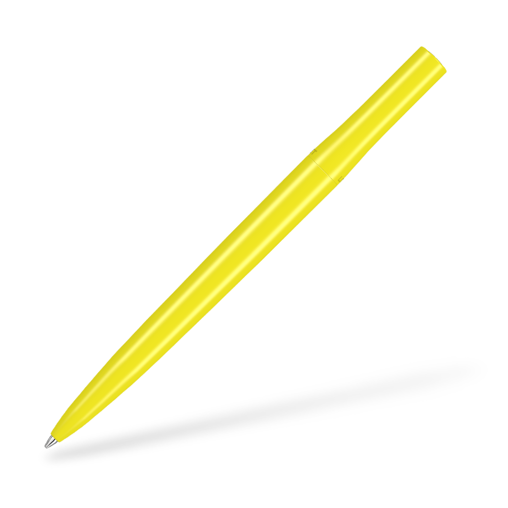 0-2240 PET PEN Switch Kugelschreiber Frontansicht Gelb