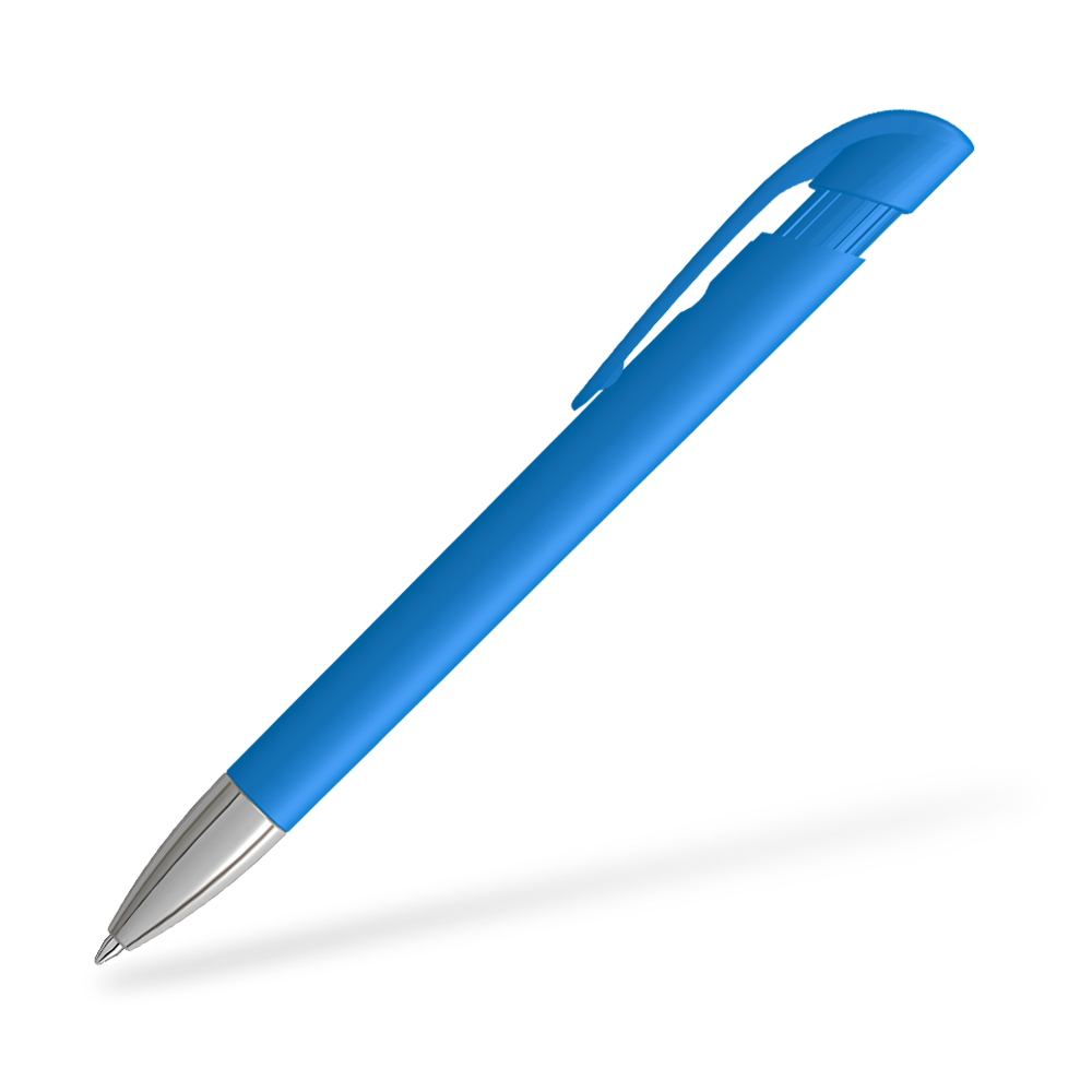 UMA YES F SI 0-0092-F-SI Kugelschreiber Seitenansicht Hellblau