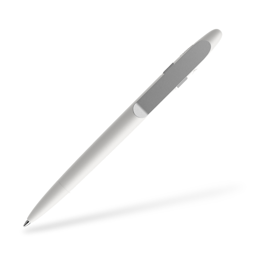 prodir DS5 Matt Kugelschreiber Metallclip Clipansicht Weiß M20