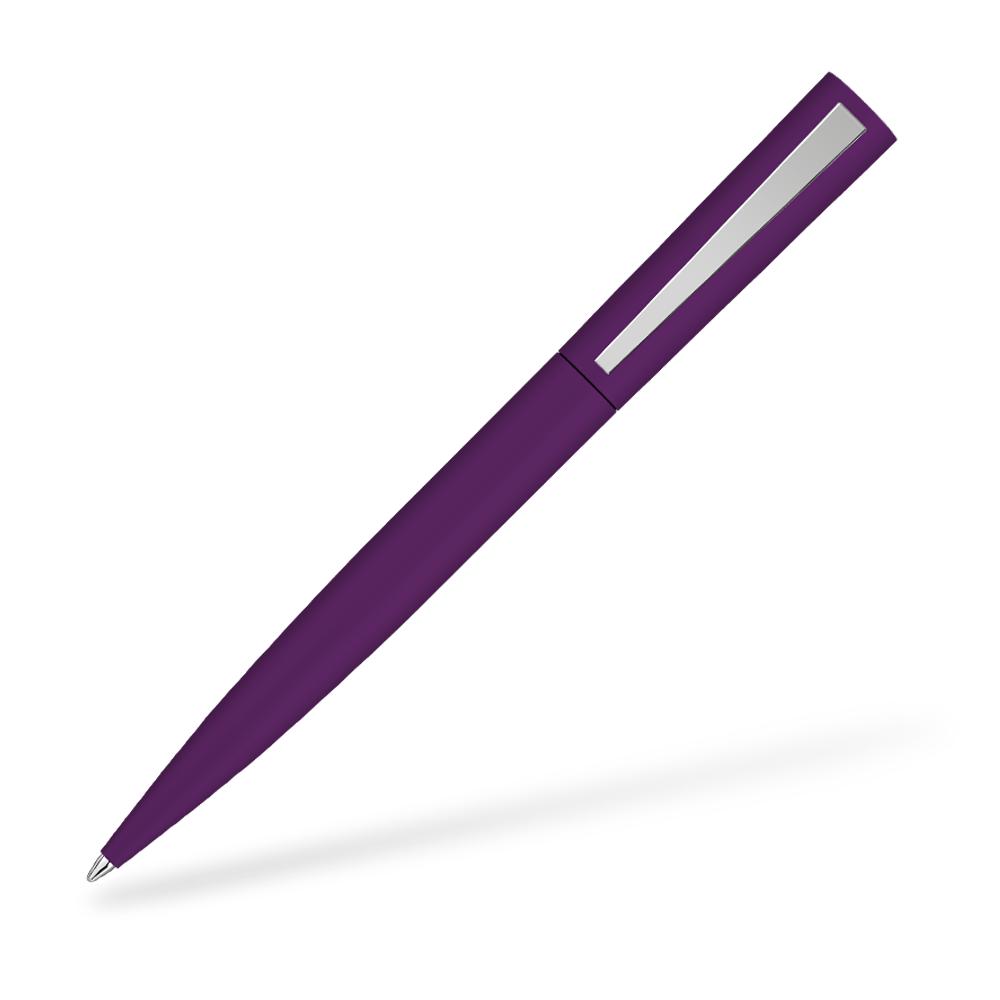 UMA 0-9610-GUM BRUSH GUM Softtouch Kugelschreiber Violett Clipansicht