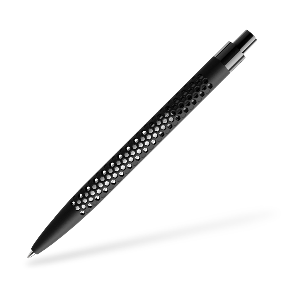 prodir QS40 Air Kugelschreiber Softtouch Frontansicht Schwarz R75