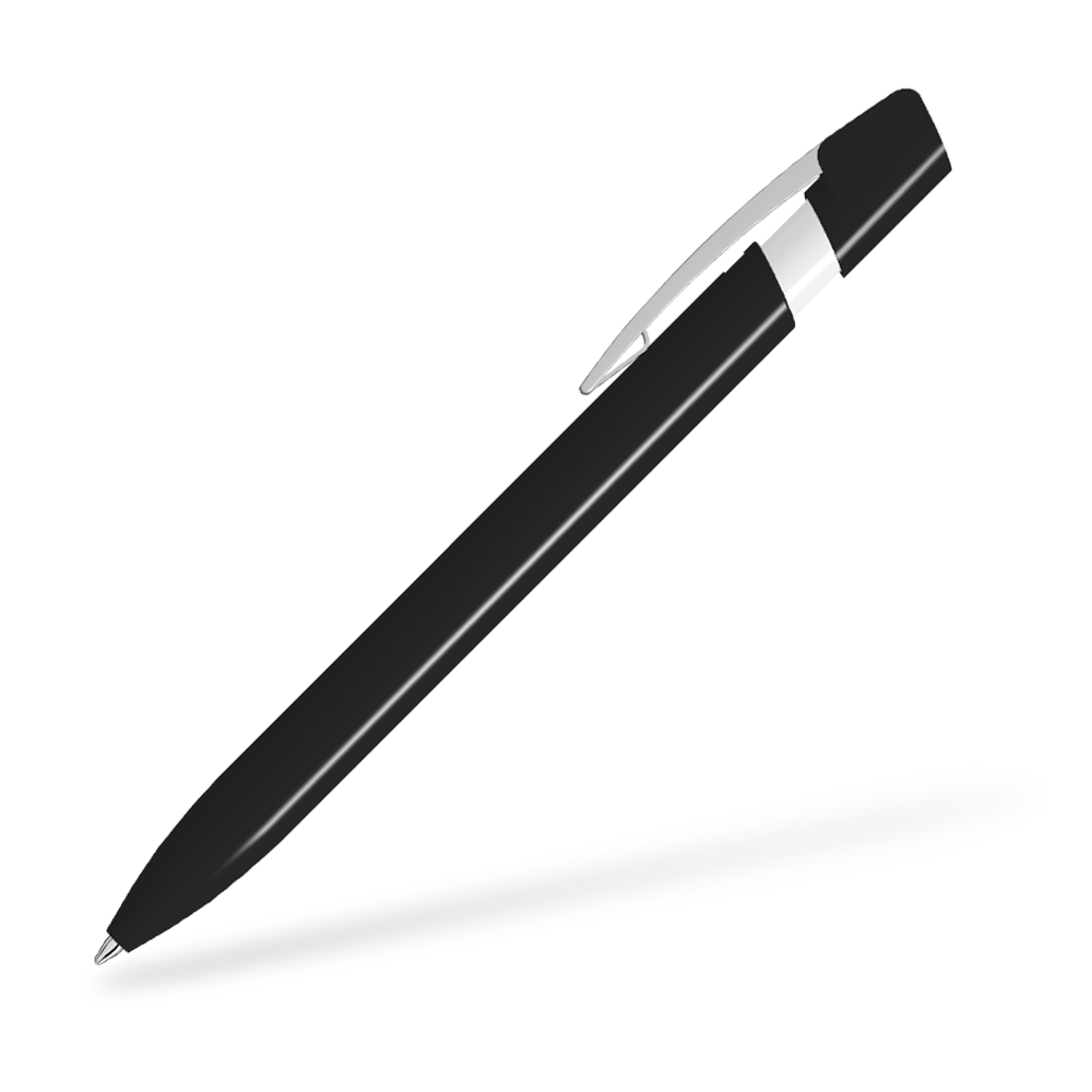 UMA SKY M 0-0125-M Kugelschreiber Seitenansicht Schwarz-Weiß