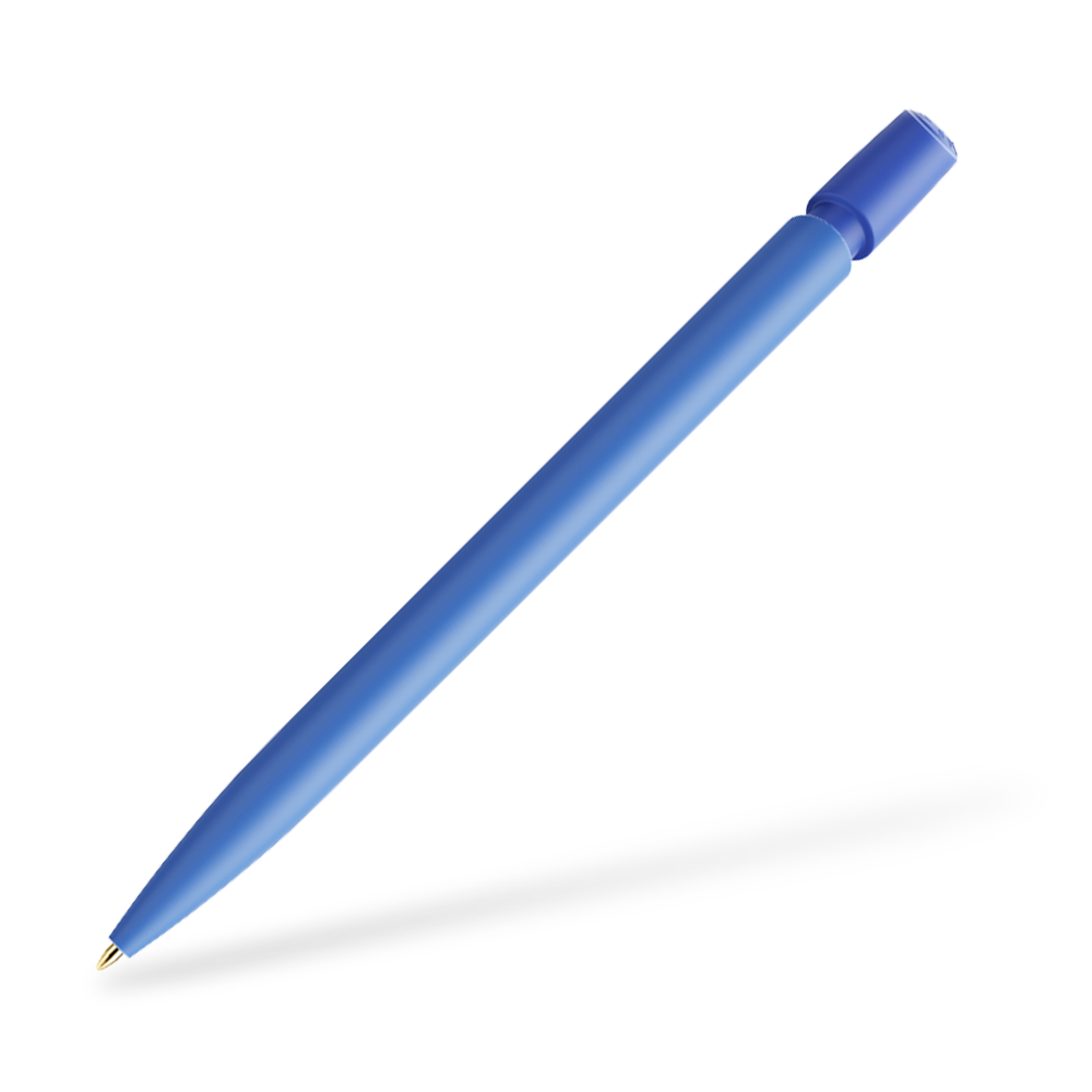 BIC Media Clic Druckkugelschreiber Blau Rückansicht