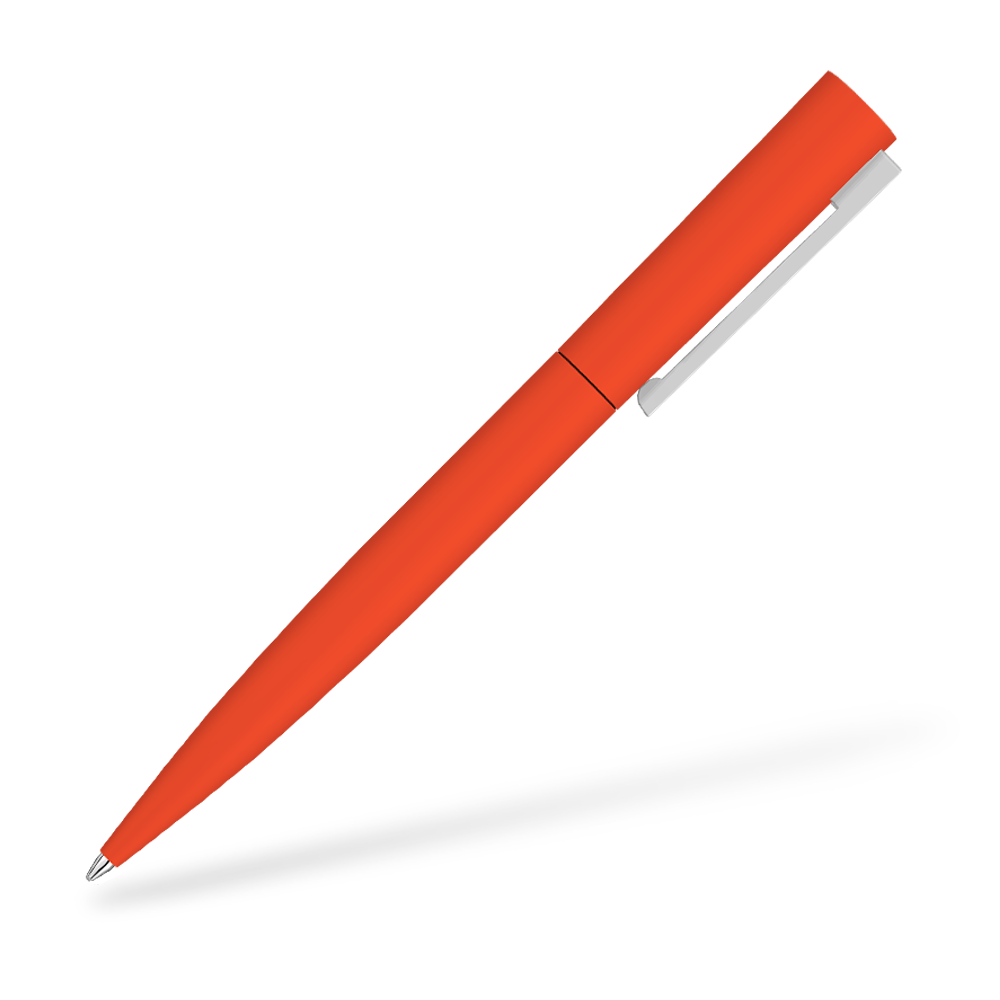 UMA 0-9610-GUM BRUSH GUM Softtouch Kugelschreiber Orange 270 Grad vom Clip