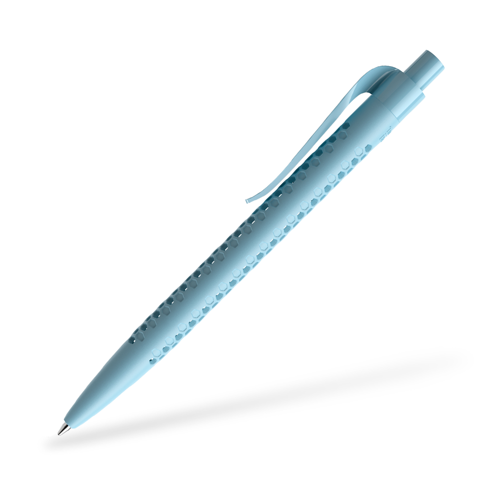 prodir QS40 Air Kugelschreiber True Biotic Seitenansicht Himmelblau B55