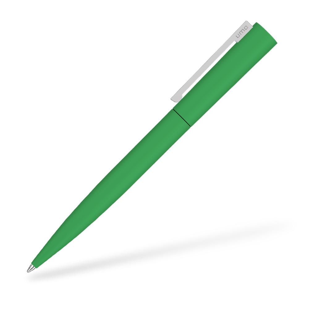 UMA 0-9610-GUM BRUSH GUM Softtouch Kugelschreiber Dunkelgrün Seitenansicht