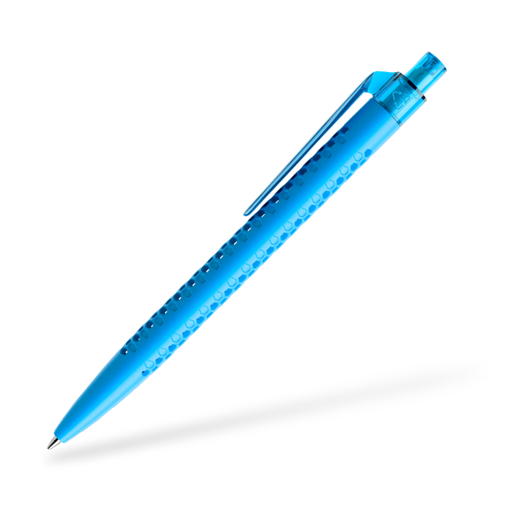 prodir QS40 Air Kugelschreiber Matt Seitenansicht Cyan M58