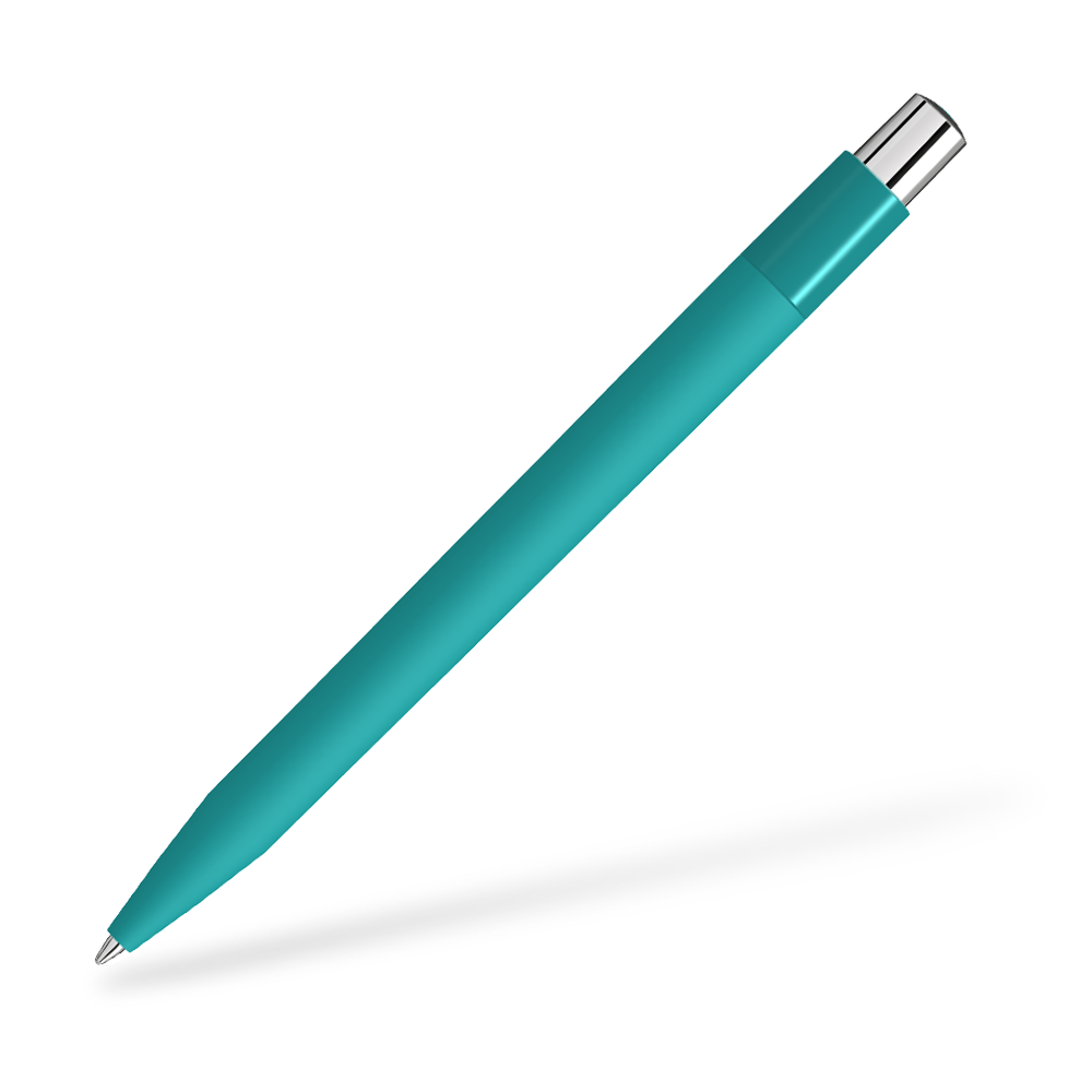 UMA ON TOP SI GUM 0-0063-SI-GUM Kugelschreiber Frontansicht Petrol