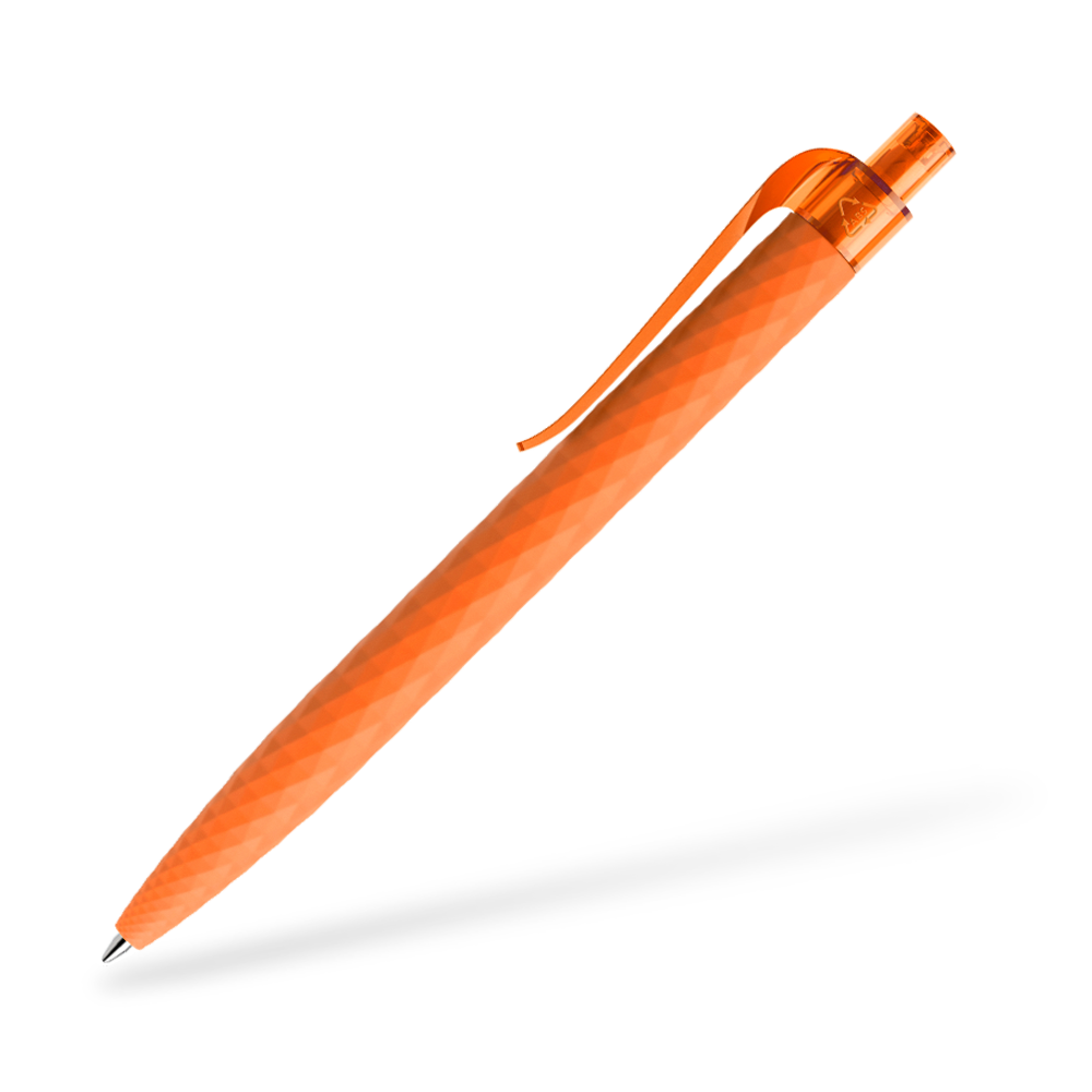 prodir QS01 Softtouch Kugelschreiber Seitenansicht Orange R10